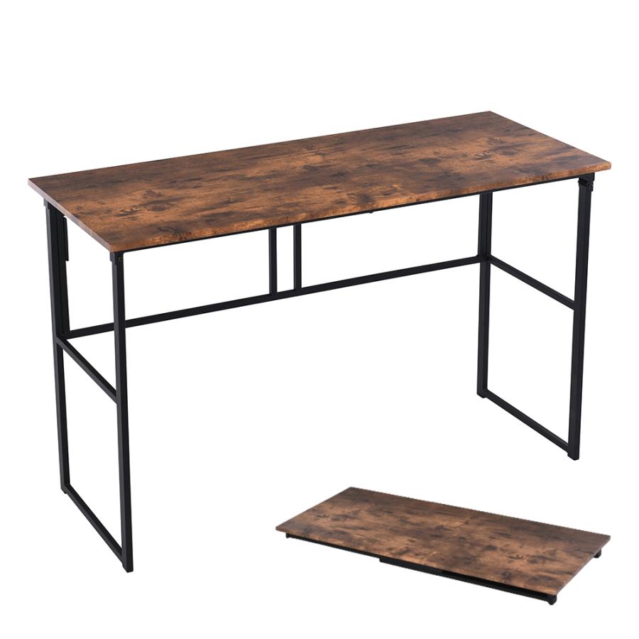 パソコンデスク 折りたたみデスク シンプル 幅120cm 完成品 折りたたみ