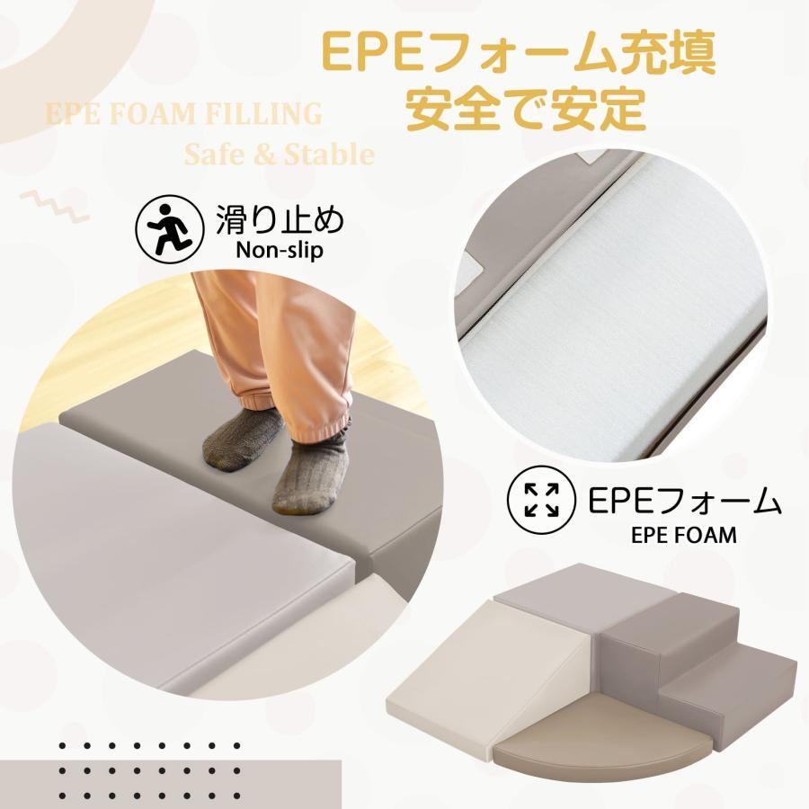 【全店5%OFFクーポン利用！】【4点セット】 おもちゃ ソフトブロック アスレチック 大型 室内 遊具 滑り台 キッズスペース 子供 こども キッズ 幼児 す