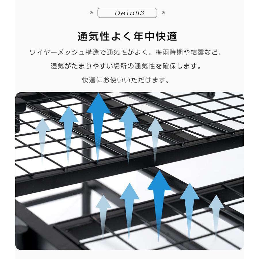 ロフトベッド パイプベッド ロータイプ シングル 耐荷重150kg 高さ