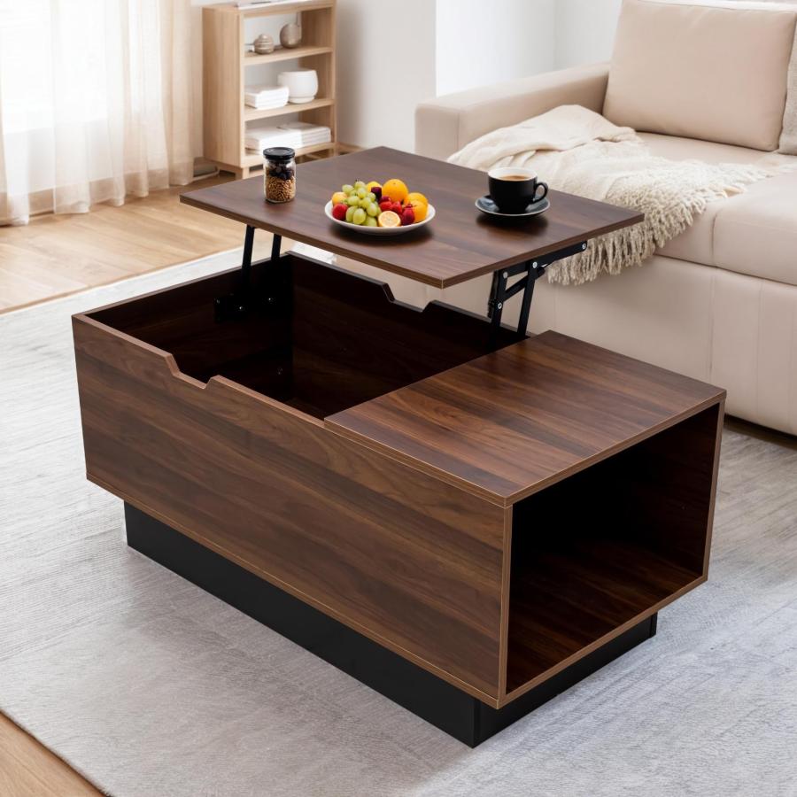 全ストア5%OFFクーポン利用！】センターテーブル 昇降テーブル 収納 幅