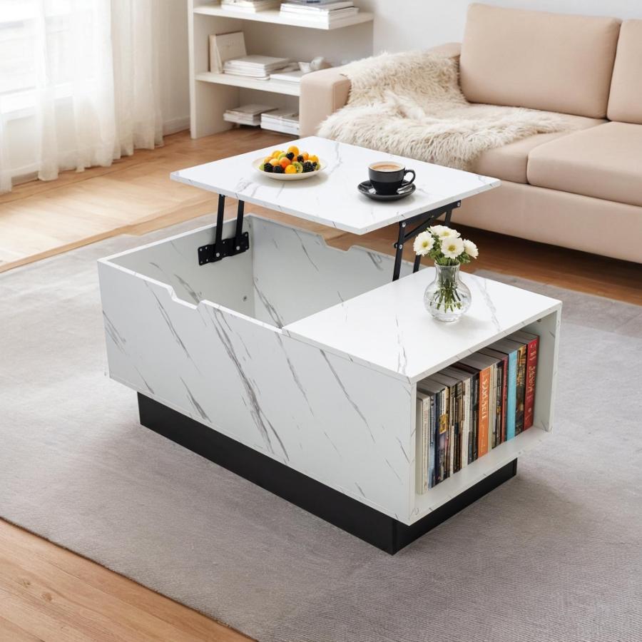 全ストア5%OFFクーポン利用！】センターテーブル 昇降テーブル 収納 幅