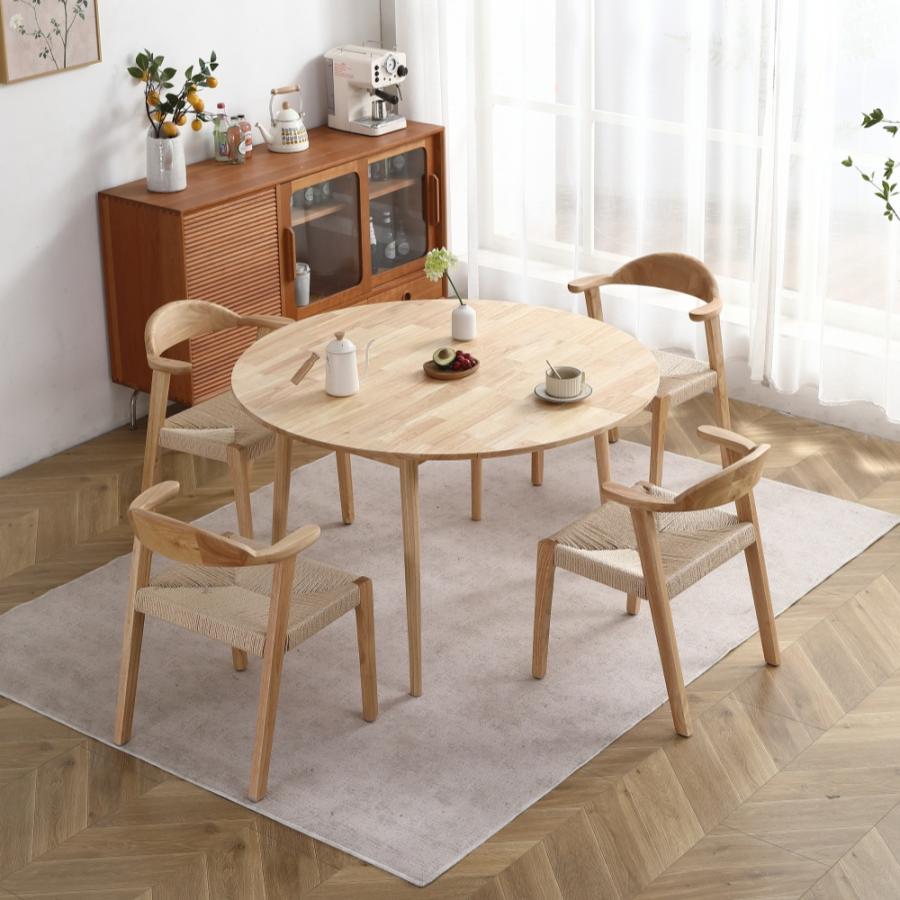 ダイニングテーブル 丸 120 単品 伸縮 伸長式 折りたたみ ダイニングテーブル 丸 120 単品 伸縮 伸長式 折りたたみ