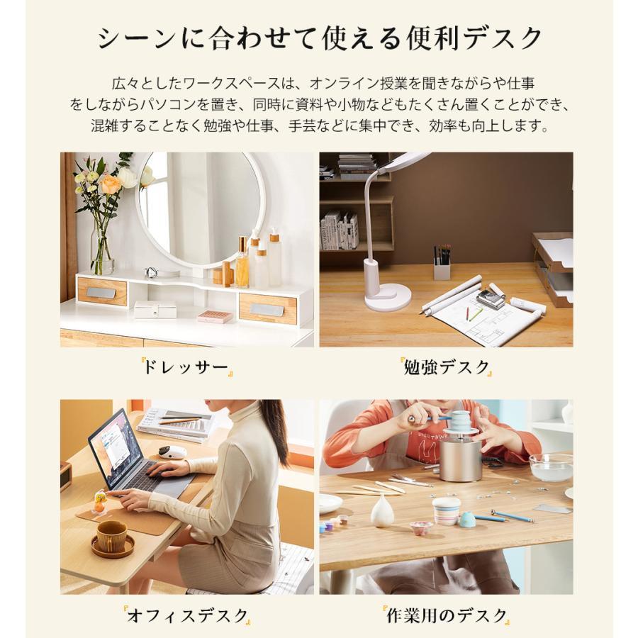ドレッサー デスク 化粧台 コンパクト 幅60cm 引き出し付 椅子なし
