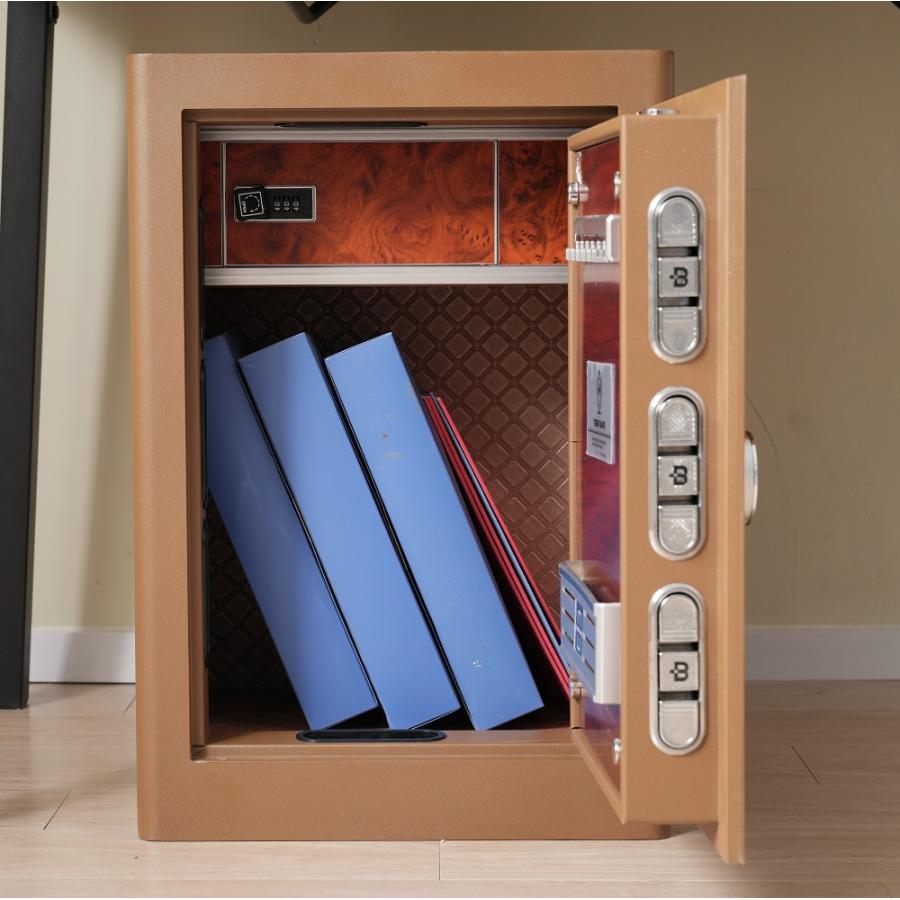 全ストア5%OFFクーポン利用！】金庫 家庭用 59.5L 指紋認証 防犯金庫