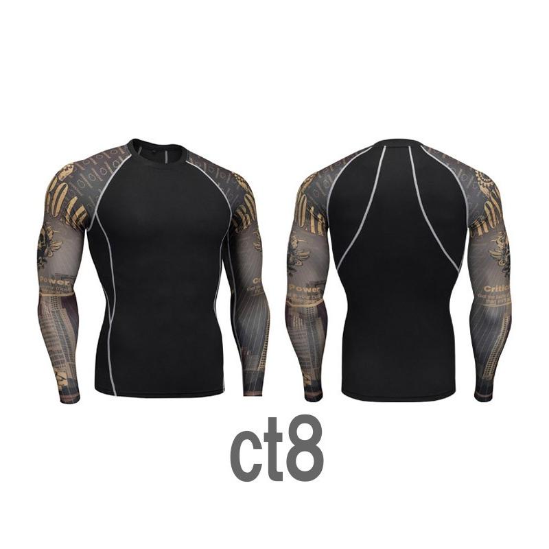 加圧インナー コンプレッションウエア メンズ アンダーシャツ 加圧シャツ 吸汗 速乾 トレーニングウエア スポーツウエア 長袖 |  | 08