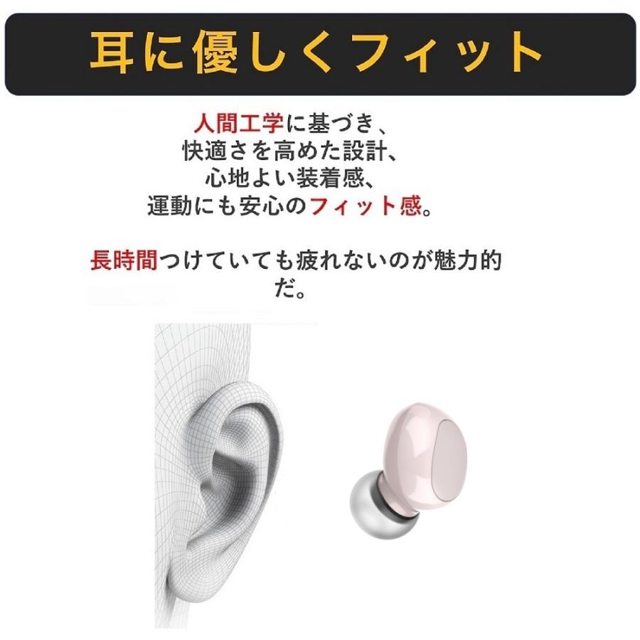 最先端 Bluetooth5.0 完全ワイヤレスイヤホン 日本語説明書 指紋タッチ