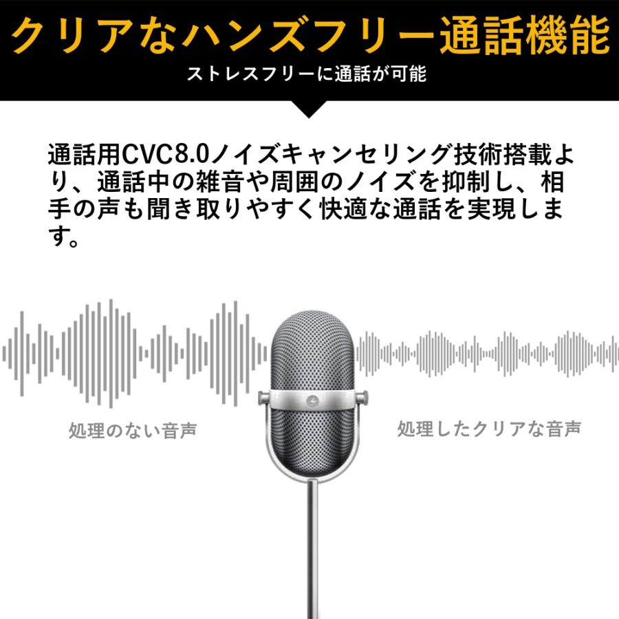 最先端 Bluetooth5.0 完全ワイヤレスイヤホン 日本語説明書 指紋タッチ
