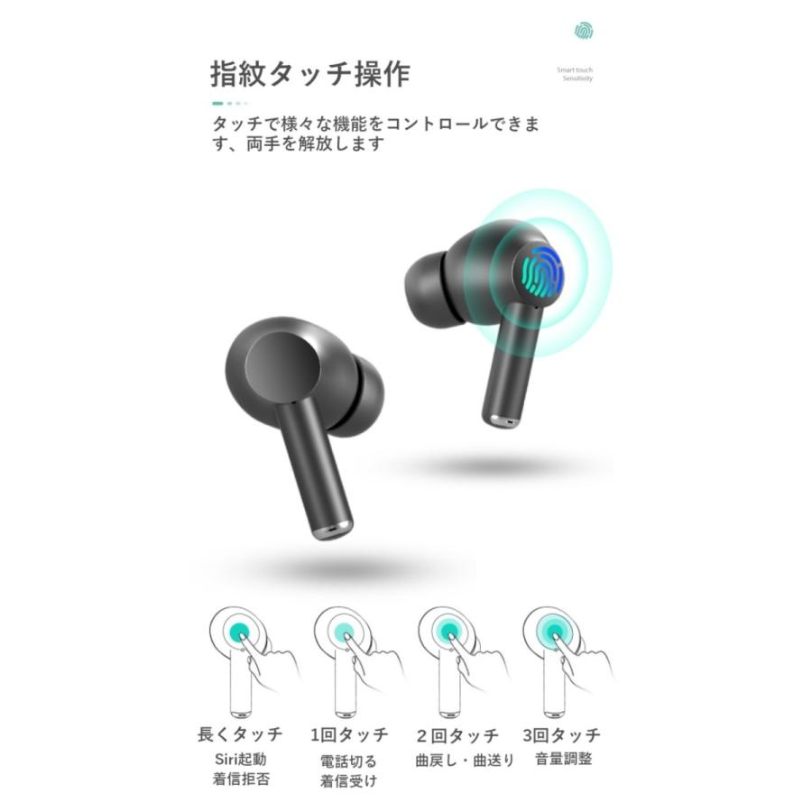 送料無料】最先端Bluetooth5.1 完全ワイヤレスイヤホン 日本語音声案内