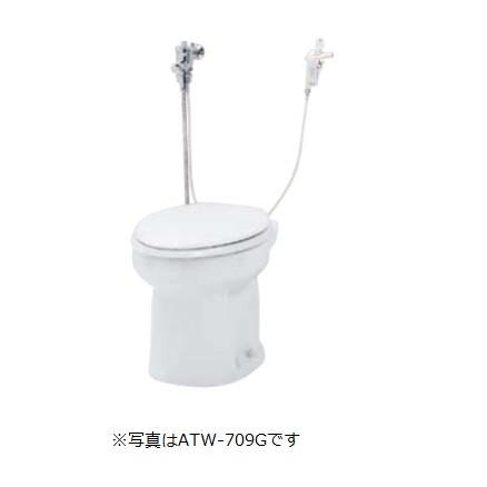 簡易水洗便器 ネポン　ATW-709BG　プリティーナ レギュラー 便座なし 洗浄ガン・紙巻器付 フラッシュバルブ オートフラッパー ホワイト [♪■ 関東限定]