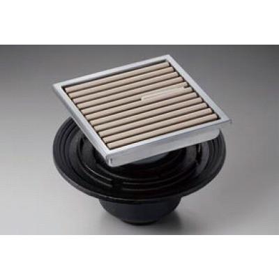 浴室排水ユニット TOTO　EWBS631SBS　樹脂製グレーチング 防水層タイプ 縦引きトラップ 200角タイル用 受注生産 §■
