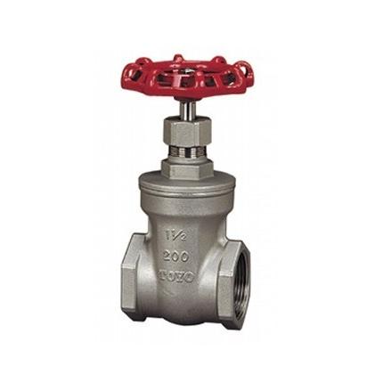 東洋バルヴ ステンレスバルブ Uシリーズ(汎用・建築設備用) ゲートバルブ 10K US-N (A)50(B)2 [□]
