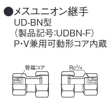 ベン 減圧弁　メスユニオン継手セット UDBN-F 20 JIS Rc3/4ねじ、ガスケット付 20A(3/4) [□]｜coordiroom｜02