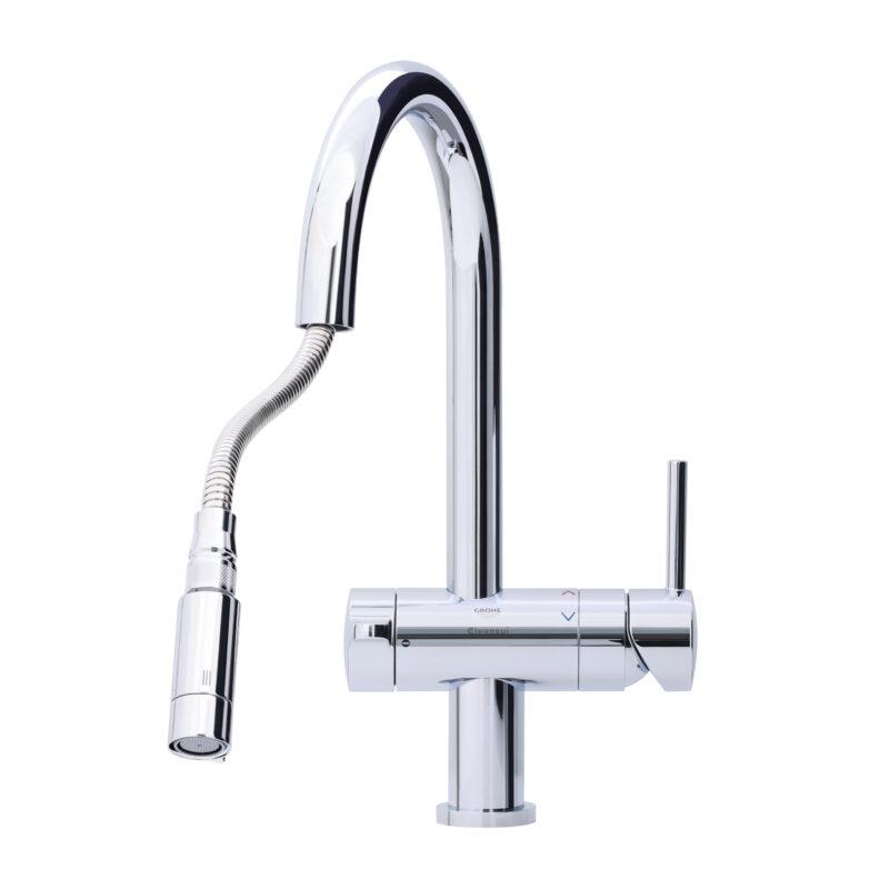 GROHE グローエ水栓　クリンスイビルトイン浄水器 クリンスイ 三菱ケミカル・クリンスイ F915EHU アンダーシンク複合水栓