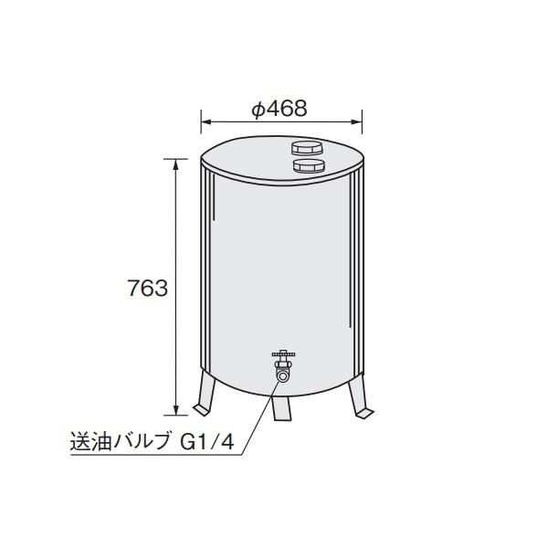 ノーリツ  石油給湯器 部材 オイルタンク [♪]