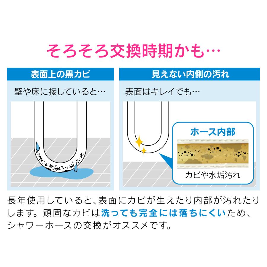 カクダイ/GAONA/ガオナ GA-FK169 水栓金具 シャワーホース2.6m マットブラック｜coordiroom｜06