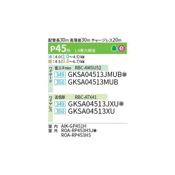 TOSHIBA（東芝） 日本キヤリア/旧東芝 GKSA04513JXU 業務用エアコン 