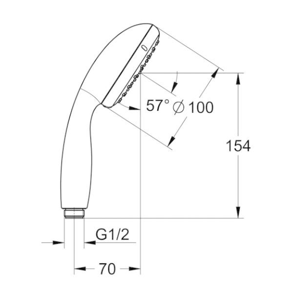 GROHE（グローエ） 2842220J シャワー＆シャワーシステム テンペスタ