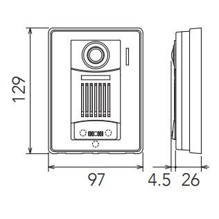 定価32,978円 新品未使用 アイホン カメラ付ドアホン子機 JP-DA アイホン（aiphone） インターホン JP-DA カメラ付ドアホン子機