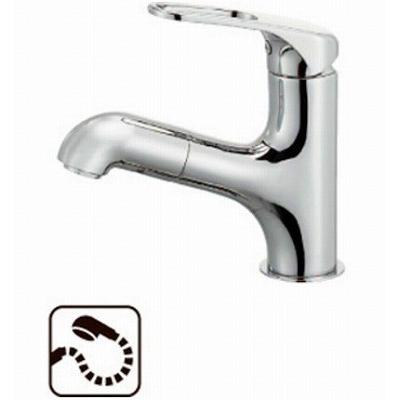 SANEI/三栄水栓 水栓金具 K4713JV-U-13 シングルワンホール洗面混合栓(省施工ナット付)