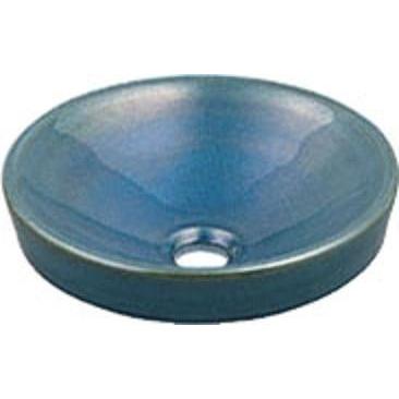 未使用品　カクダイ 493-012-CB 丸型手洗器 孔雀 洗面器 カクダイ（KAKUDAI） 洗面所 493-012-CB 丸型手洗器 孔雀