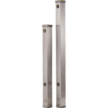 カクダイ 6161B-1500 ステンレス水栓柱 シルバー系 1500mm 70角 角型 水道柱 水栓スタンド ガーデン 庭 屋外
