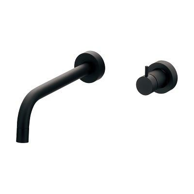 カクダイ（KAKUDAI） 水栓金具 722-004-D 壁付水栓 マットブラック