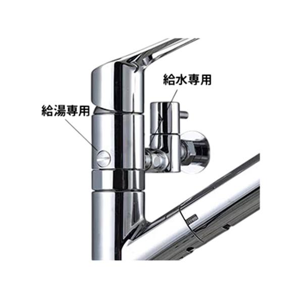 KVK ビルトイン浄水器付シングルレバー混合栓 KM6001ECBM2 KVK KVK KM6001EC2TU 浄水器内蔵用シングルシャワー付混合栓 (eレバー