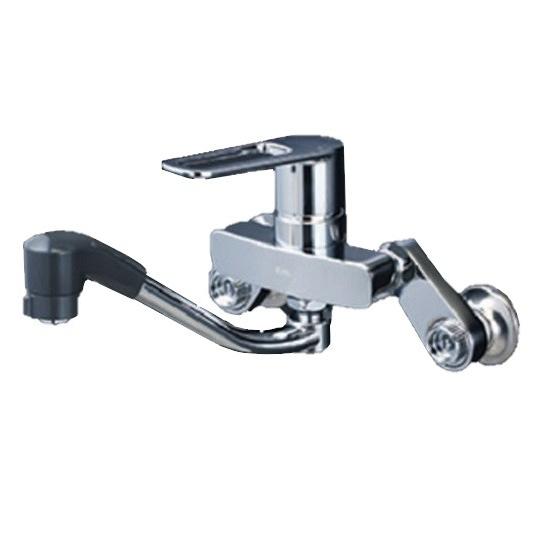 本物の KVK MSK110KERFKT シングルレバー式シャワー付混合栓 楽付王 eレバー キッチン蛇口、水栓 本物の KVK MSK110KERFKT シングルレバー式シャワー付混合栓 楽付王 eレバー キッチン蛇口、水栓