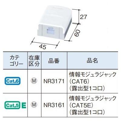 電設資材 パナソニック NR3171(発注単位：5) ぐっとすシリーズ情報  