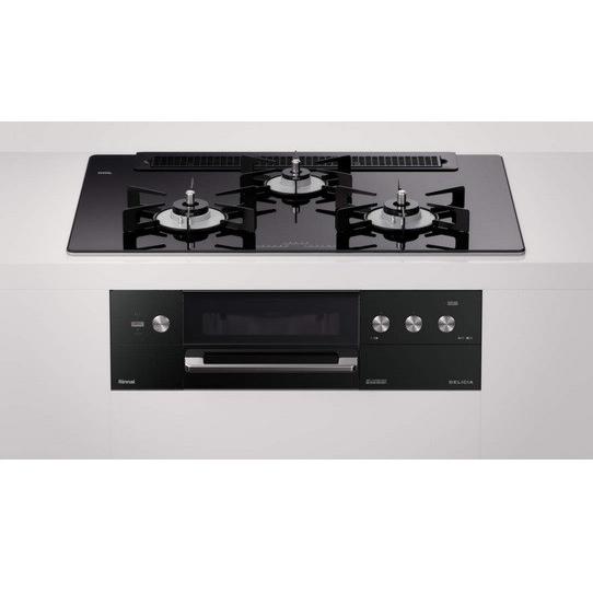 ビルトインコンロ リンナイ Rhs71w30e11rbw 都市ガス12a 13a Delicia 幅75cm 3v乾電池 コンロ オーブン設置用 ナイトブラック Www Energytribune Com