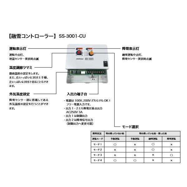 インターセントラル SS-3001 スノーマック2 融雪制御システム 融雪