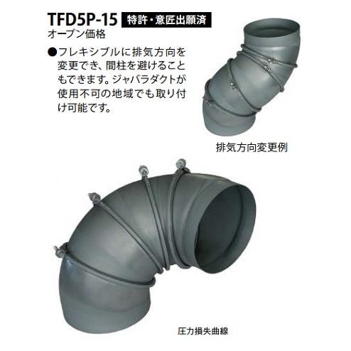 富士工業 富士工業/FUJIOH レンジフード TFD5P-15 配管部材 回転式