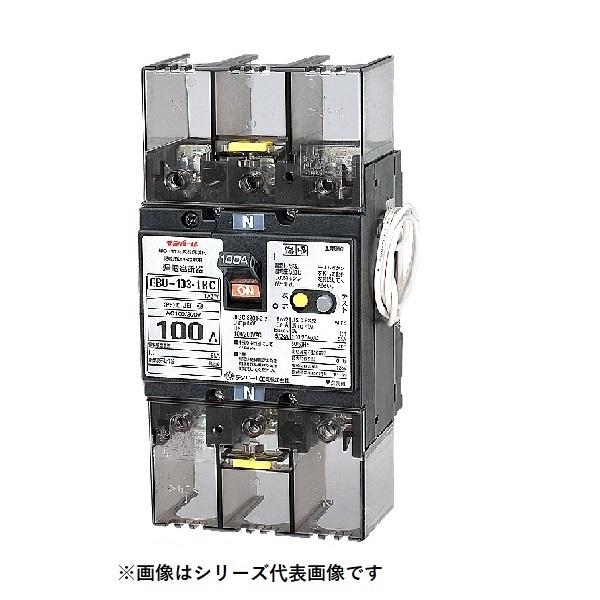 テンパール工業　U10301KC7100LV　漏電遮断器 単3中性線欠相保護付 OC付 表面形 100AF 3P2E 100/200V 75A 100mA [££]