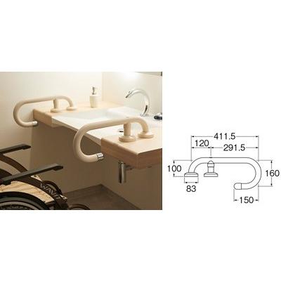 SANEI 洗面所 三栄水栓 W584 カウンター手すり : coordiroom ヤフー店
