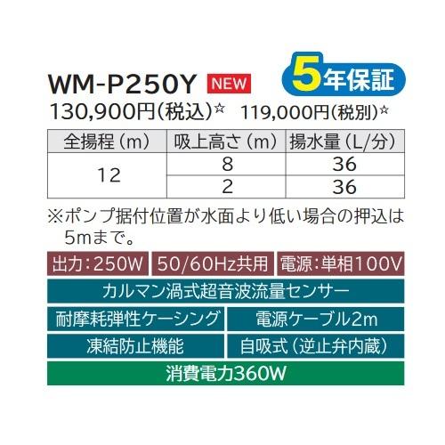 日立 ポンプ WM-P250Y インバーター ミニタンク式 浅井戸・加圧