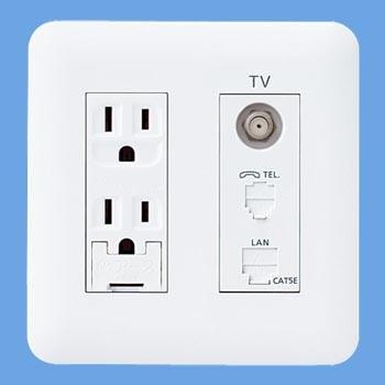 Panasonic（パナソニック） 電設資材 WTF34363W 埋込マルチメディア