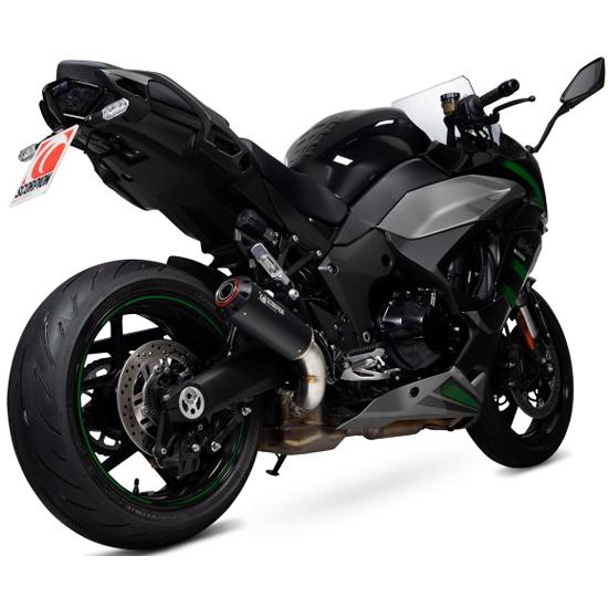 KAWASAKI カワサキ NINJA1000 SX  スリップオン RED POWER 【SCORPION】（スコーピオン）｜coorideshop