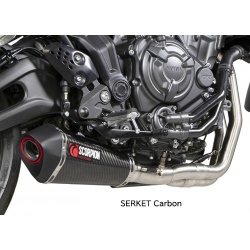 YAMAHA ヤマハ MT-07 2021- フルエキゾースト RED POWER / SERKET