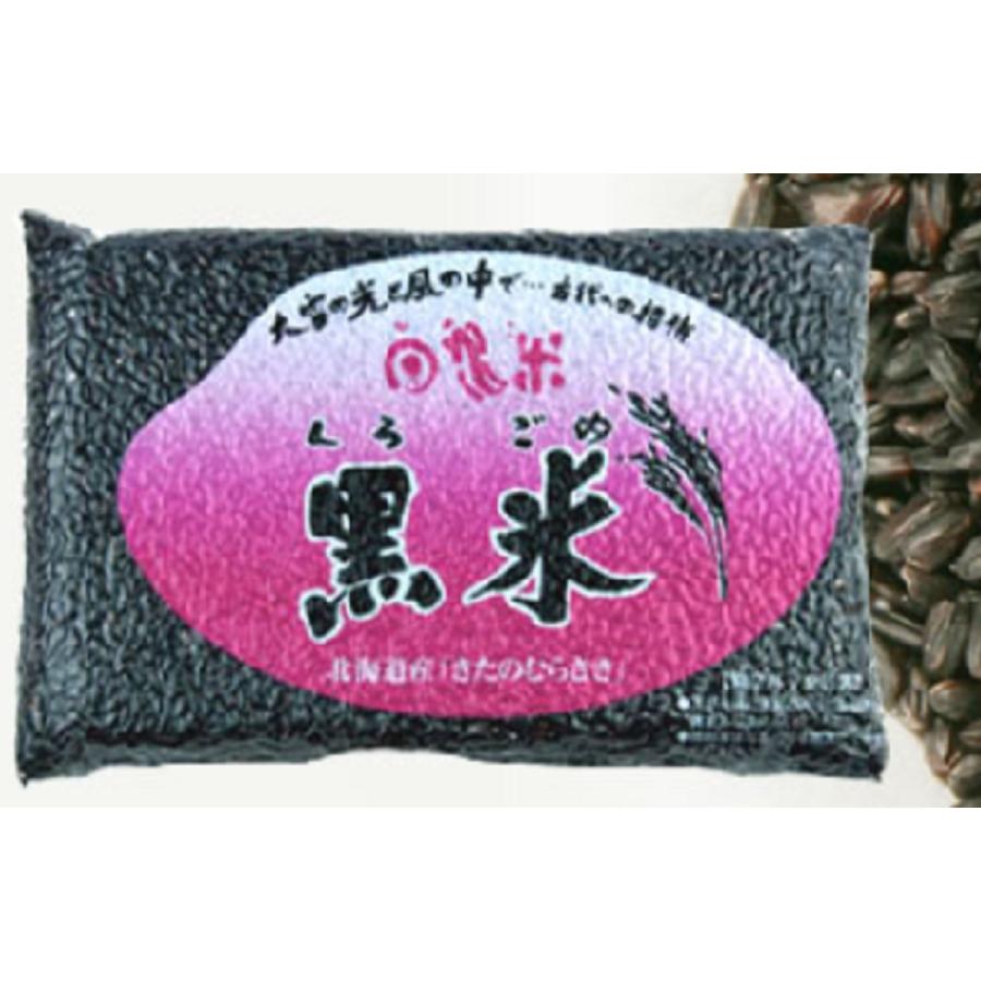 好きに 上森米穀店 北海道産 古代米 黒米 きたのむらさき 500g Cisama Sc Gov Br