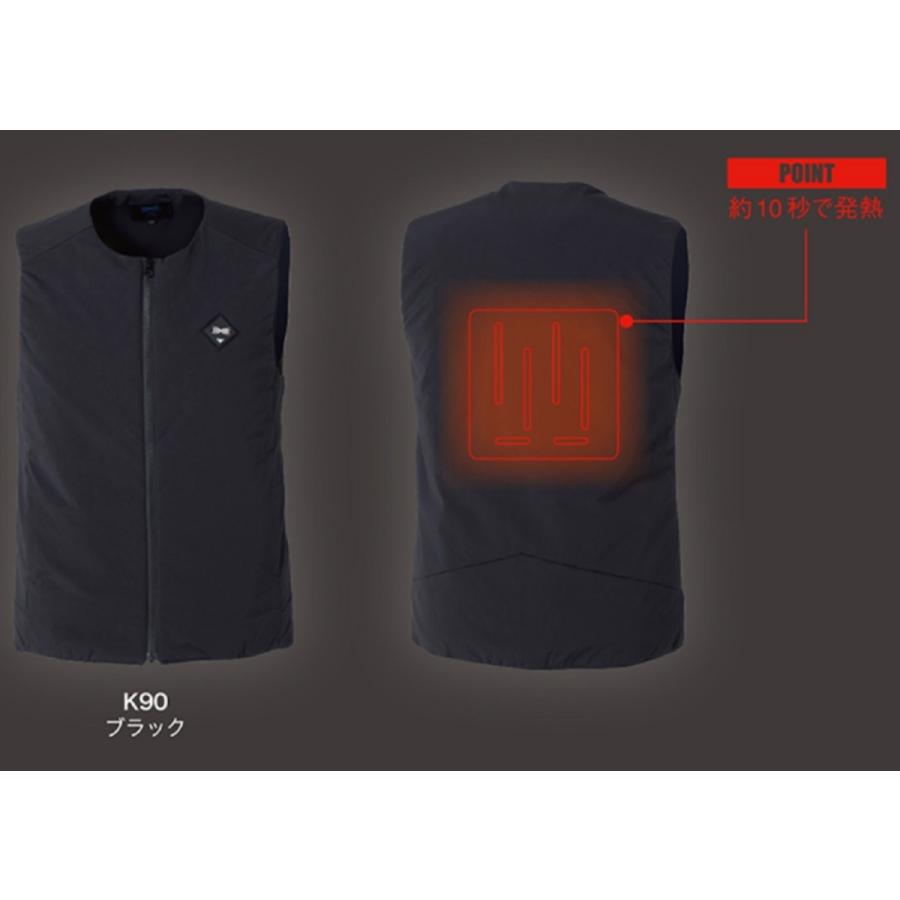 空調服 2021年 ヒーターベスト TG22101 THERMAL GEAR サーマルギア