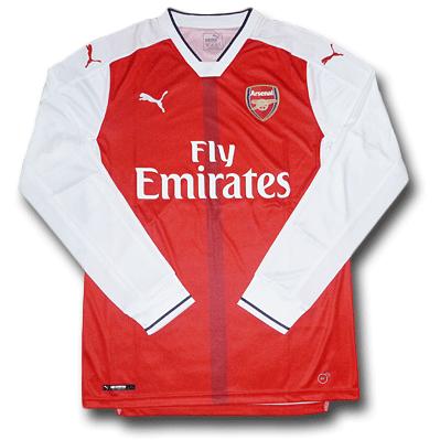 プーマ Arsenal アーセナル　長袖 レプリカ ユニフォーム　赤 ホーム プーマ Arsenal アーセナル長袖 レプリカ ユニフォーム赤 ホーム