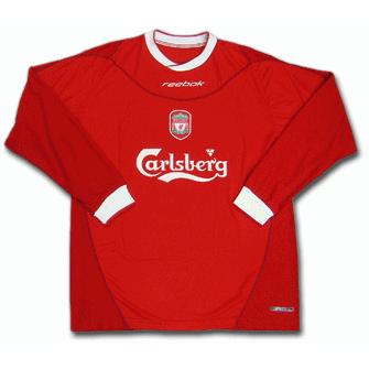 Reebok リヴァプール 02-03 AWAY XL 長袖 ユニフォーム リーボック】2002/04リバプール ホーム 長袖ユニフォーム リヴァプール