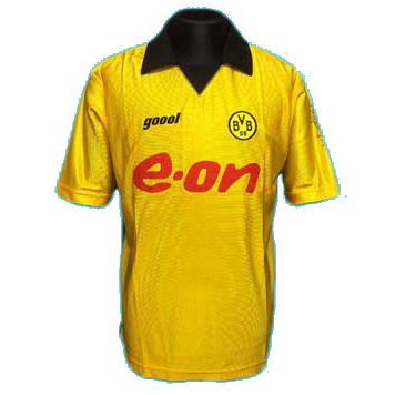 ゴール】2003/04ドルトムント ホーム UEFAカップ 半袖ユニフォーム 