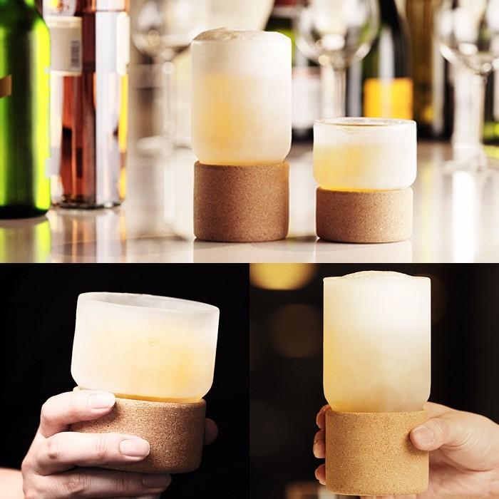 グラス おしゃれ コップ 冷却 タンブラー ビールグラス ジョッキ 高級 ギフト プレゼント 父の日 コルクカバー付き ザット THAT チルグラス スモール 230ml | ブランド登録なし | 05