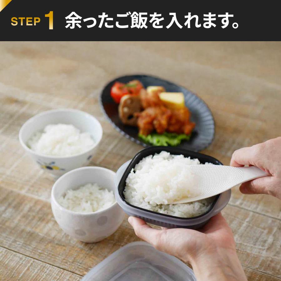 SUMINO たきたて解凍ごはん 3個セット 冷凍ご飯 保存容器 電子レンジ