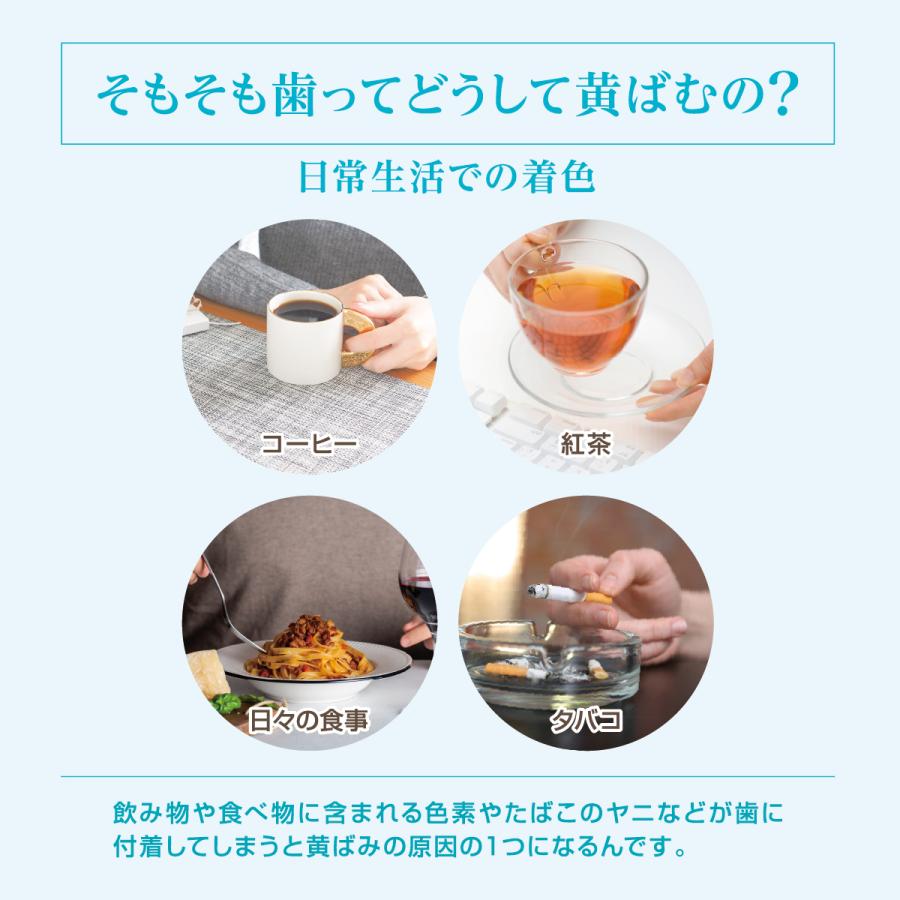 歯磨き粉 ホワイトニング 歯 白くする クリーニング 着色 黄ばみ セルフケア オーラルケア 口腔 自宅 アパタイト 竹炭 粉タイプ 自分だけのWhitee 単品 | ブランド登録なし | 06