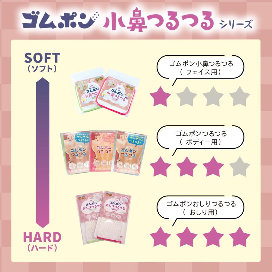 タオル ピーリング 垢すり あか すり 角質 角質除去 角質取り 角 質ケア ゴムポンつるつる 顔 鼻 いちご鼻 鼻の角質 毛穴 ゴムポ ン小鼻つるつる 2枚セット｜copa｜12