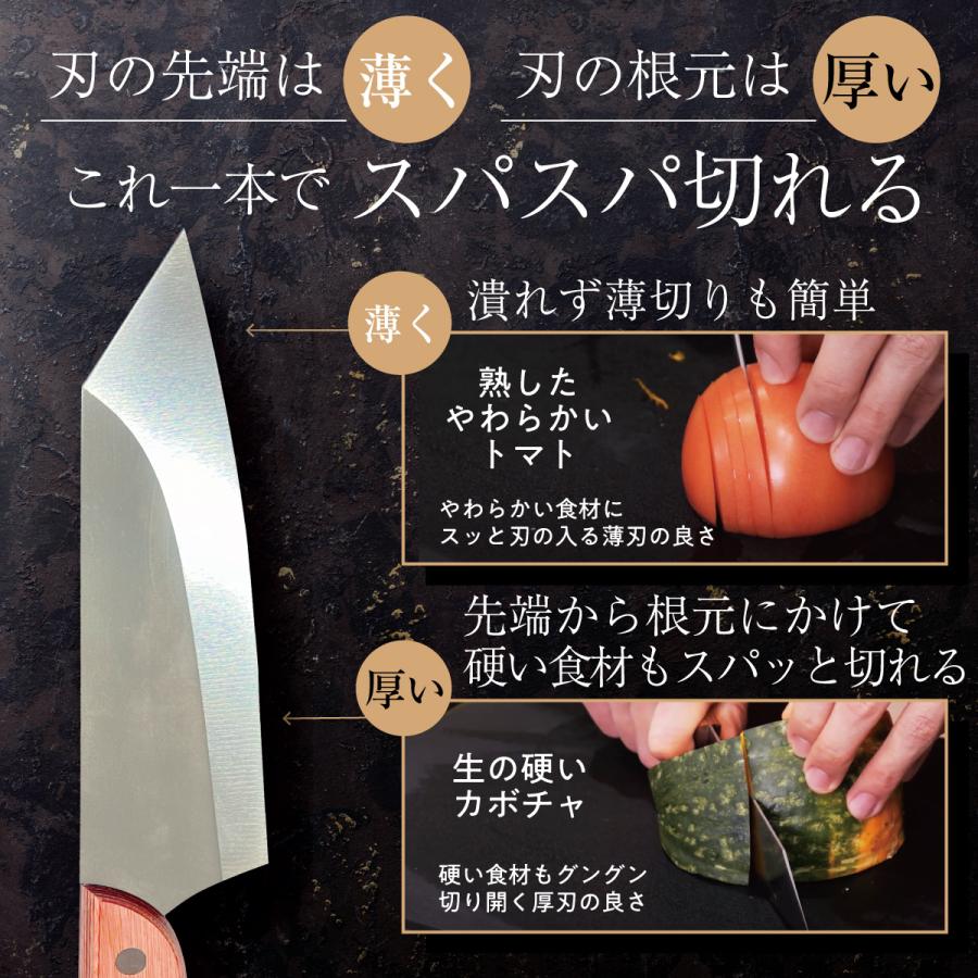 包丁 牛刀 牛刀包丁 日本製 切れる包丁 左右兼用 キッチンナイフ