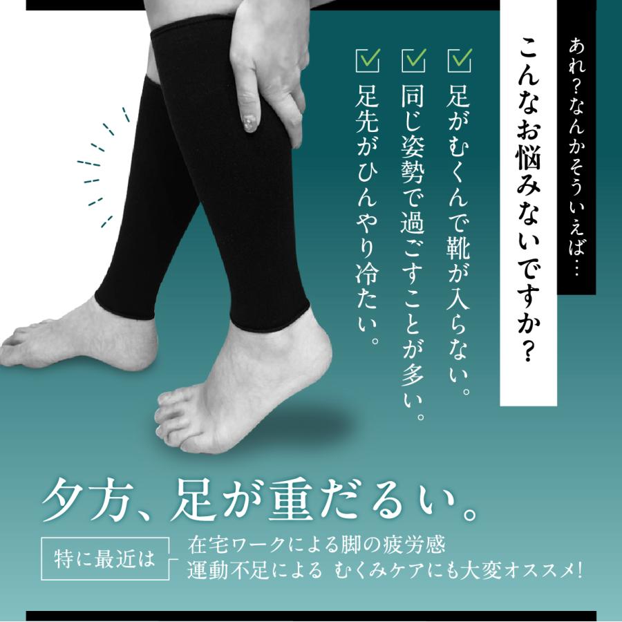 着圧ソックス 一般医療機器 弾性ストッキング むくみ 綿混 抗菌防臭 ハイソックス  立ち仕事 デスクワーク 血行 メディックピエド ムクミラク | ブランド登録なし | 08