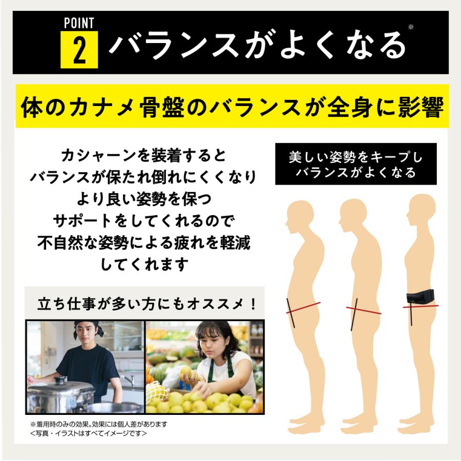 【コパ公式】 骨盤ベルト 腰痛 産後 コルセット 骨盤サポーター 男女兼用 姿勢 ベルト 補正 スポーツ 猫背 ゆがみ 骨盤整隊 カシャーン active | ブランド登録なし | 21